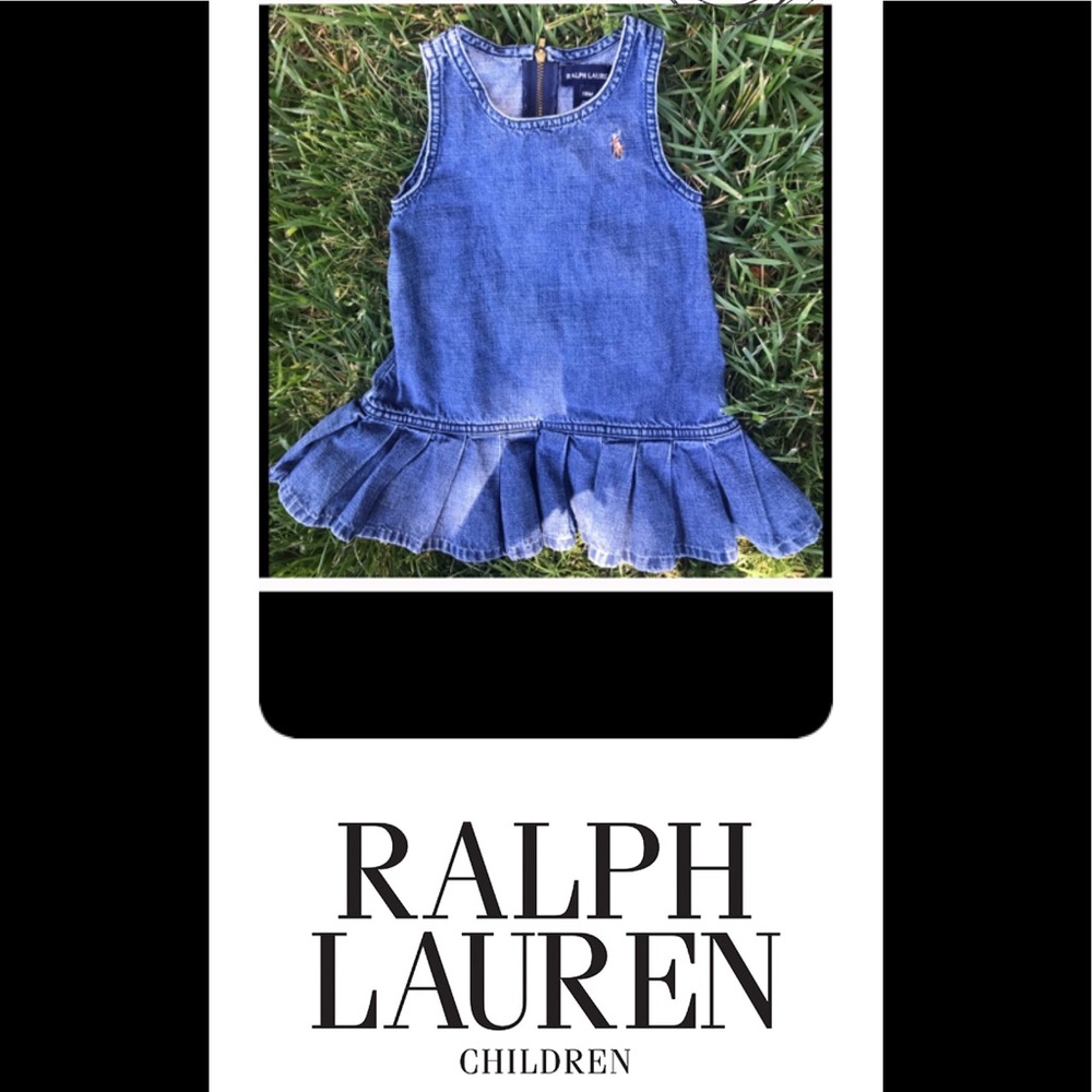 Ralph lauren Denim dress 18 mo kids